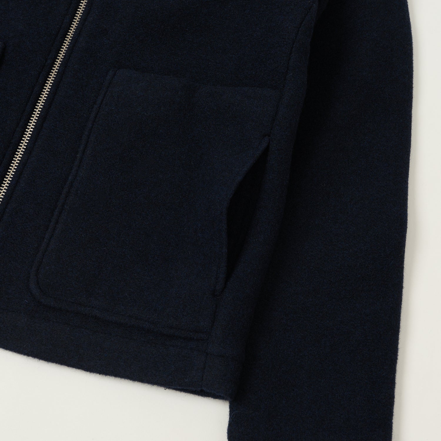 NN07 'Gael' Wool Jacket - Navy
