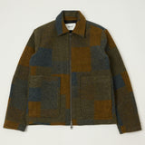 NN07 Gael Wool Jacket - Brown Check