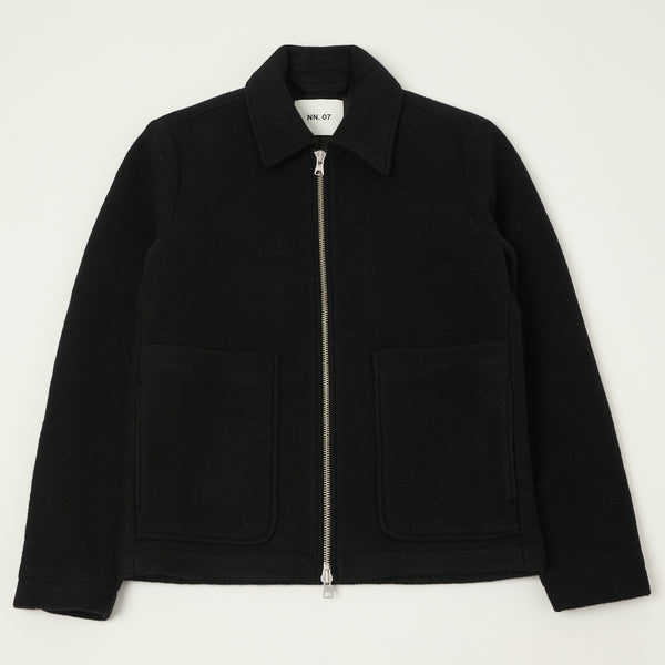 NN07 Gael Wool Jacket - Black