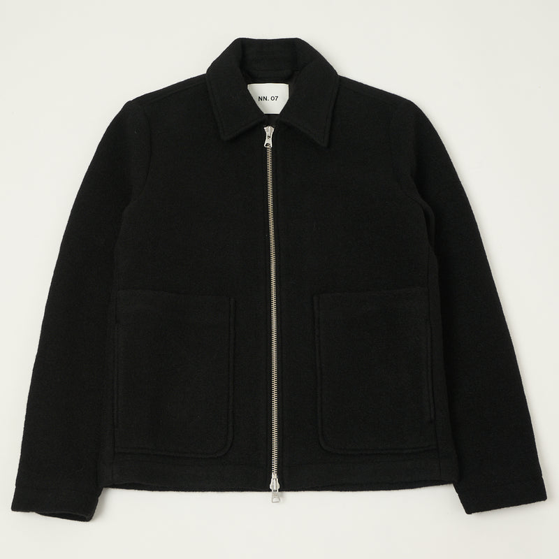 NN07 Gael Wool Jacket - Black