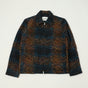 NN07 'Gael' Wool Jacket - Blue Jacquard