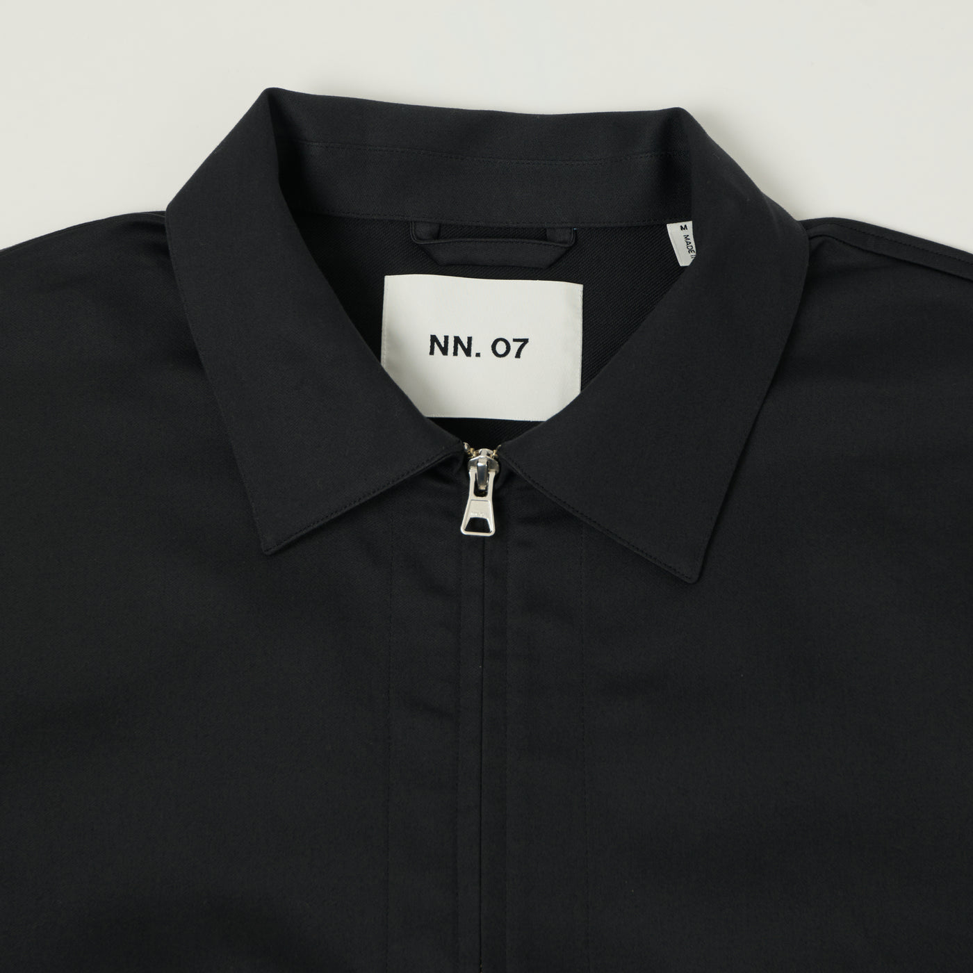 NN07 'Petrus' Sateen Sports Jacket - Black