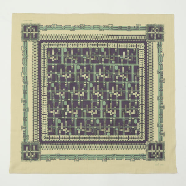 One Ear Brand 'Fugue' Bandana - Pale Green