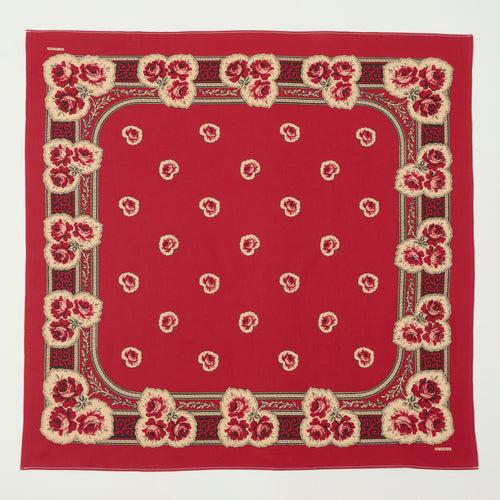 One Ear Brand x Ooe Yofukuten 'Eccosaise' Bandana - Red