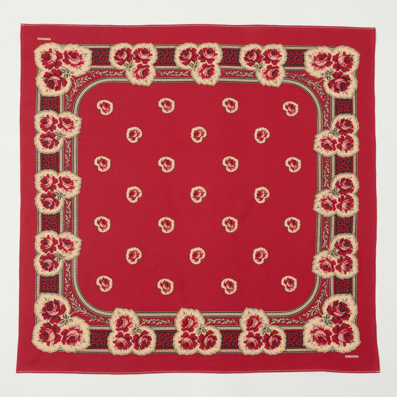 One Ear Brand x Ooe Yofukuten 'Eccosaise' Bandana - Red