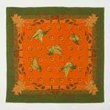 One Ear Brand 'Parrot Pea' Bandana - Orange