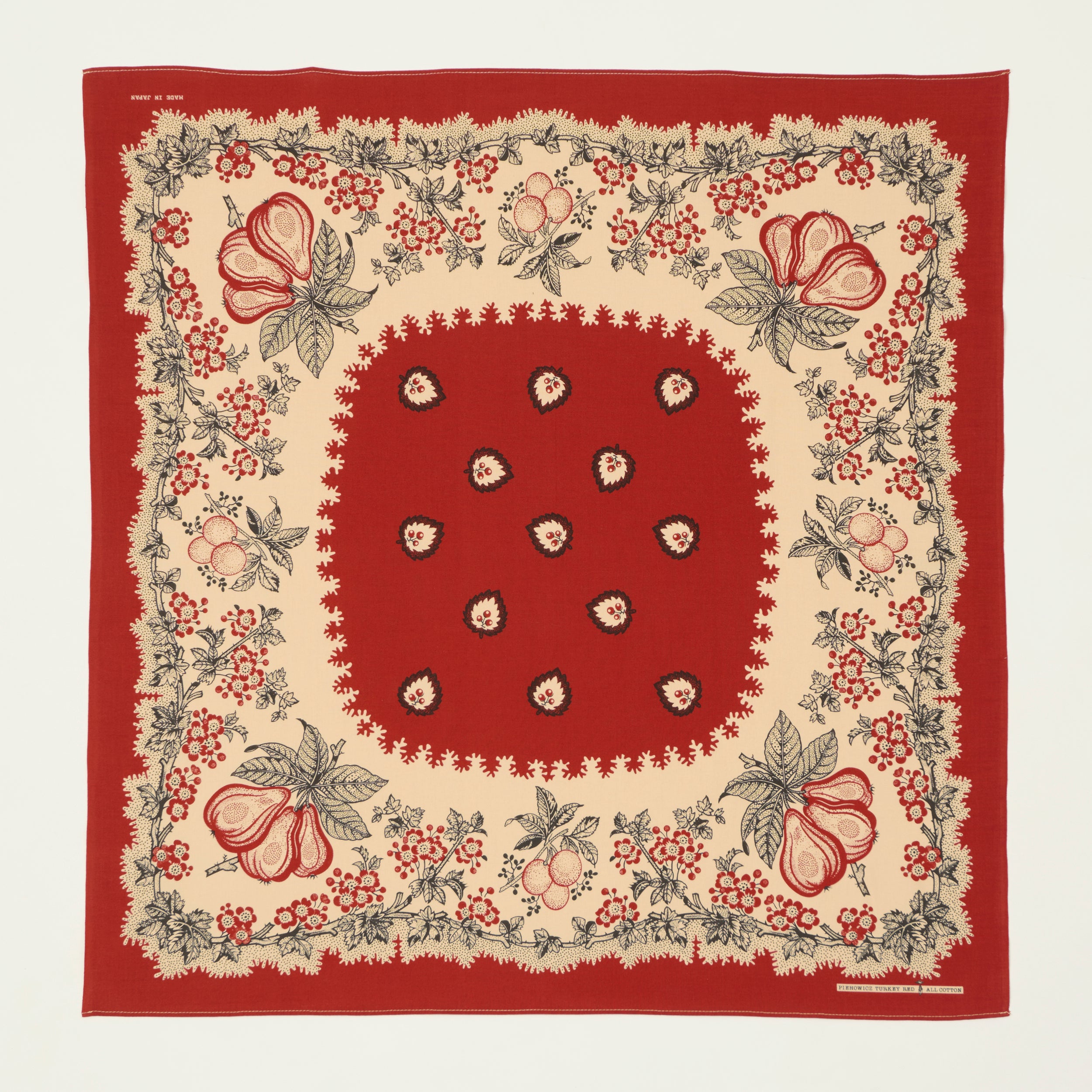 One Ear Brand 'Poire' Bandana - Barn Red