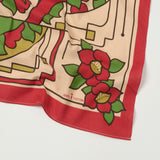 One Ear Brand 'Showa Tsubaki' Bandana - Red