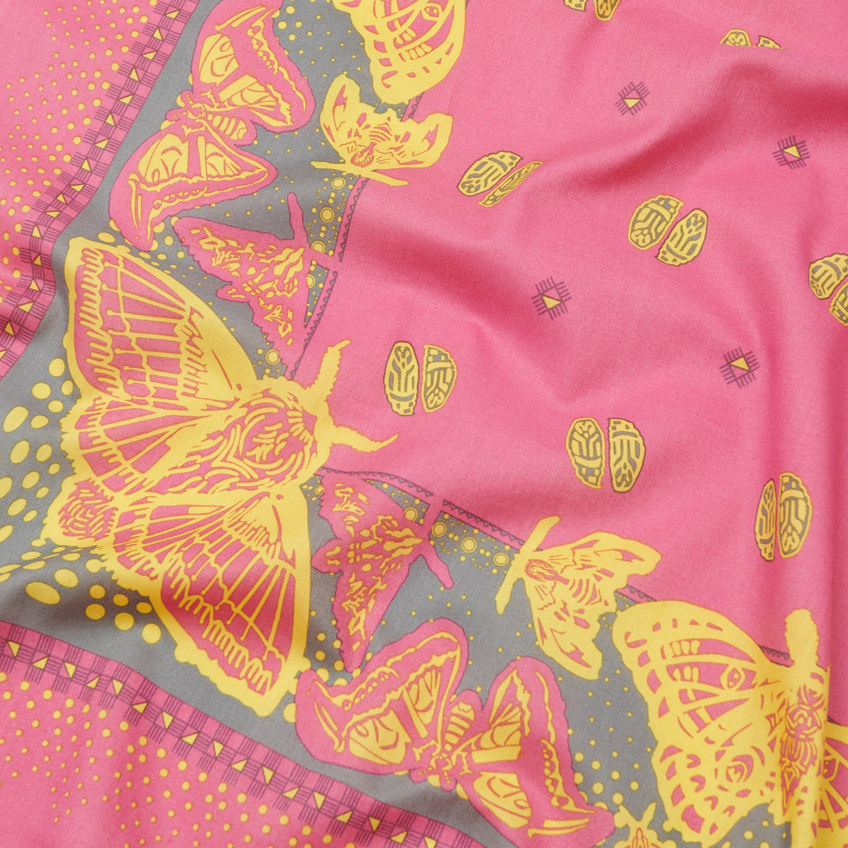 One Ear Brand 'Nighthings' (Moth) Bandana - Rosy Maple