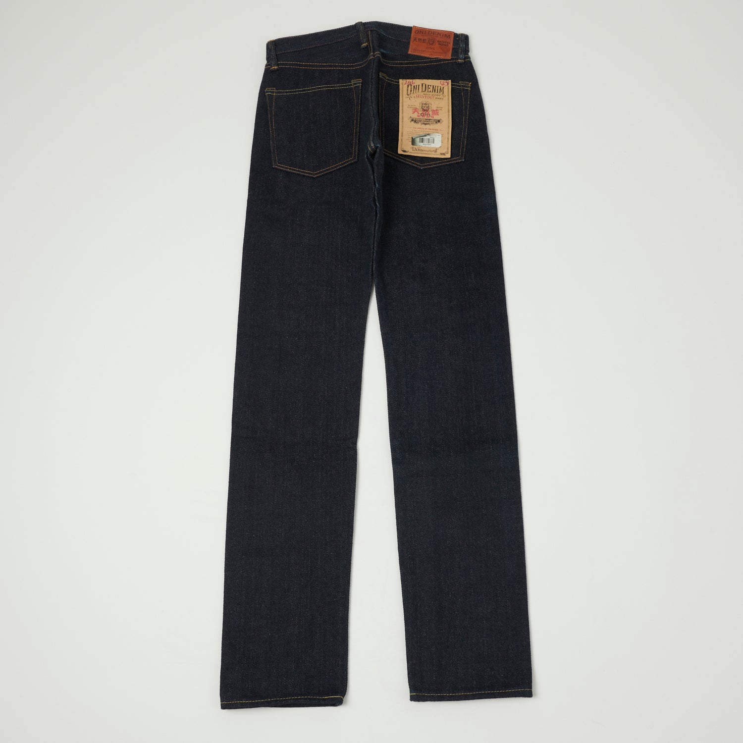 ONI Denim 246 'Kabuki' Vedge Natural Indigo Relaxed Tapered Jean - Raw
