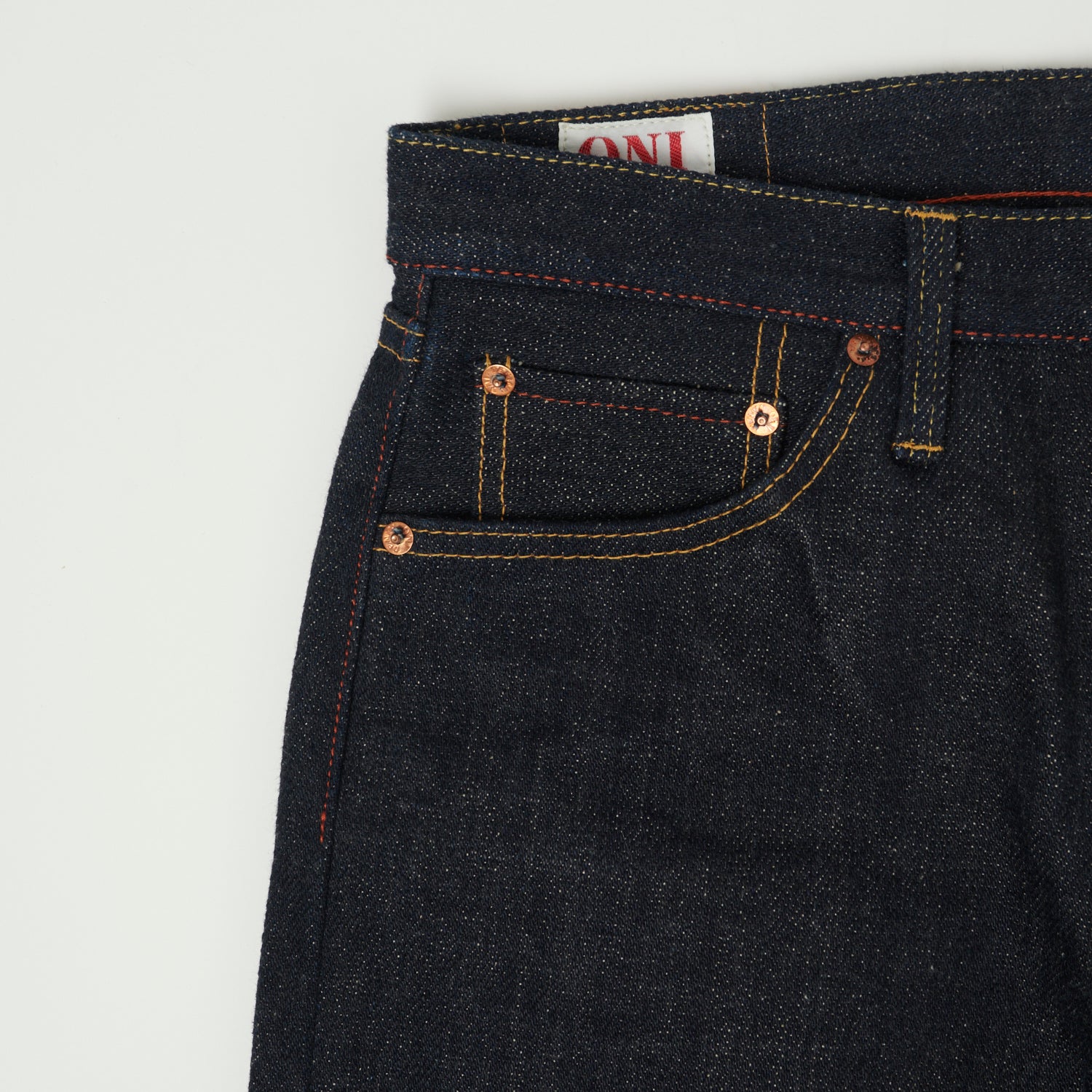 ONI Denim 246 'Kabuki' Vedge Natural Indigo Relaxed Tapered Jean - Raw