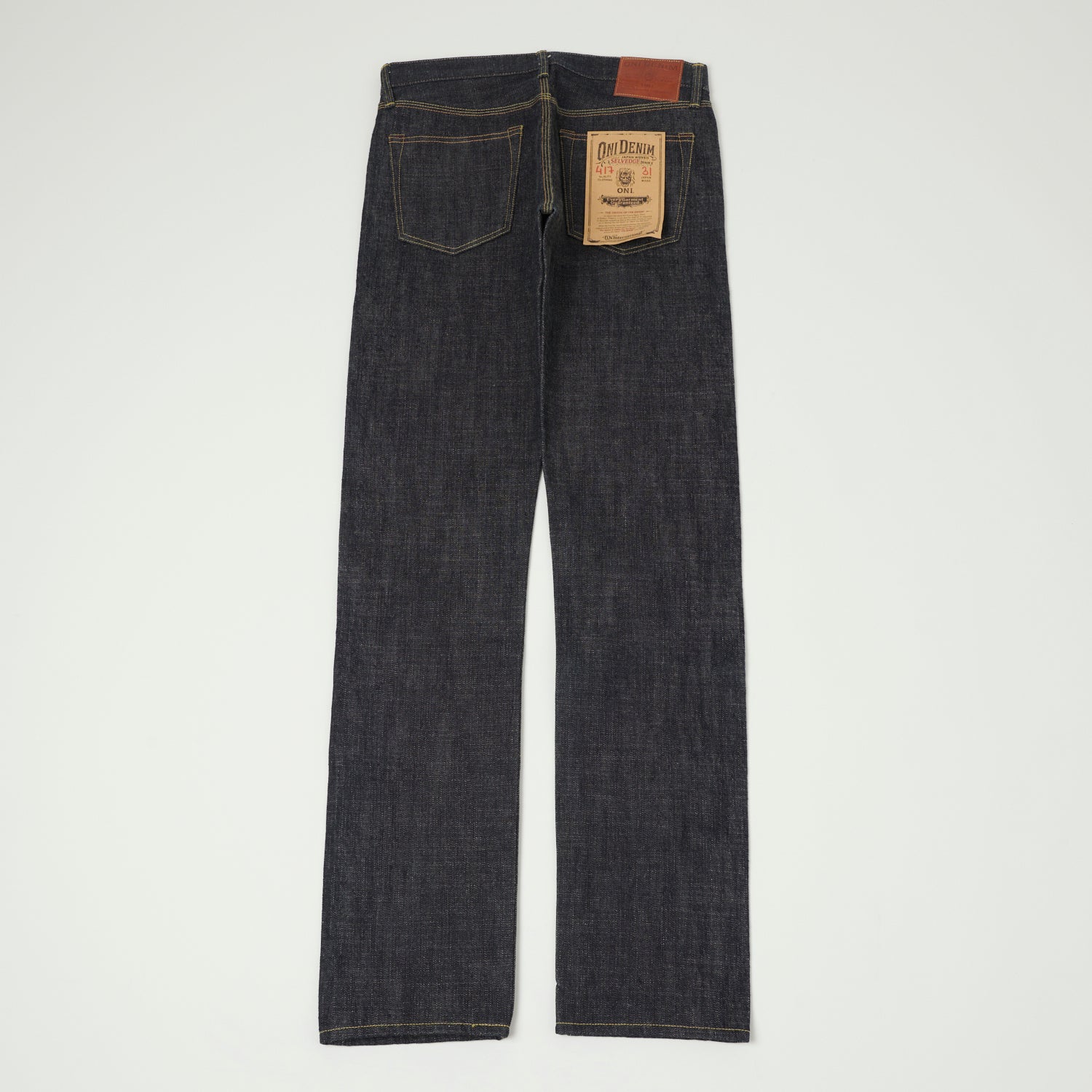 ONI Denim 417 14oz Slim Straight Jean - Raw