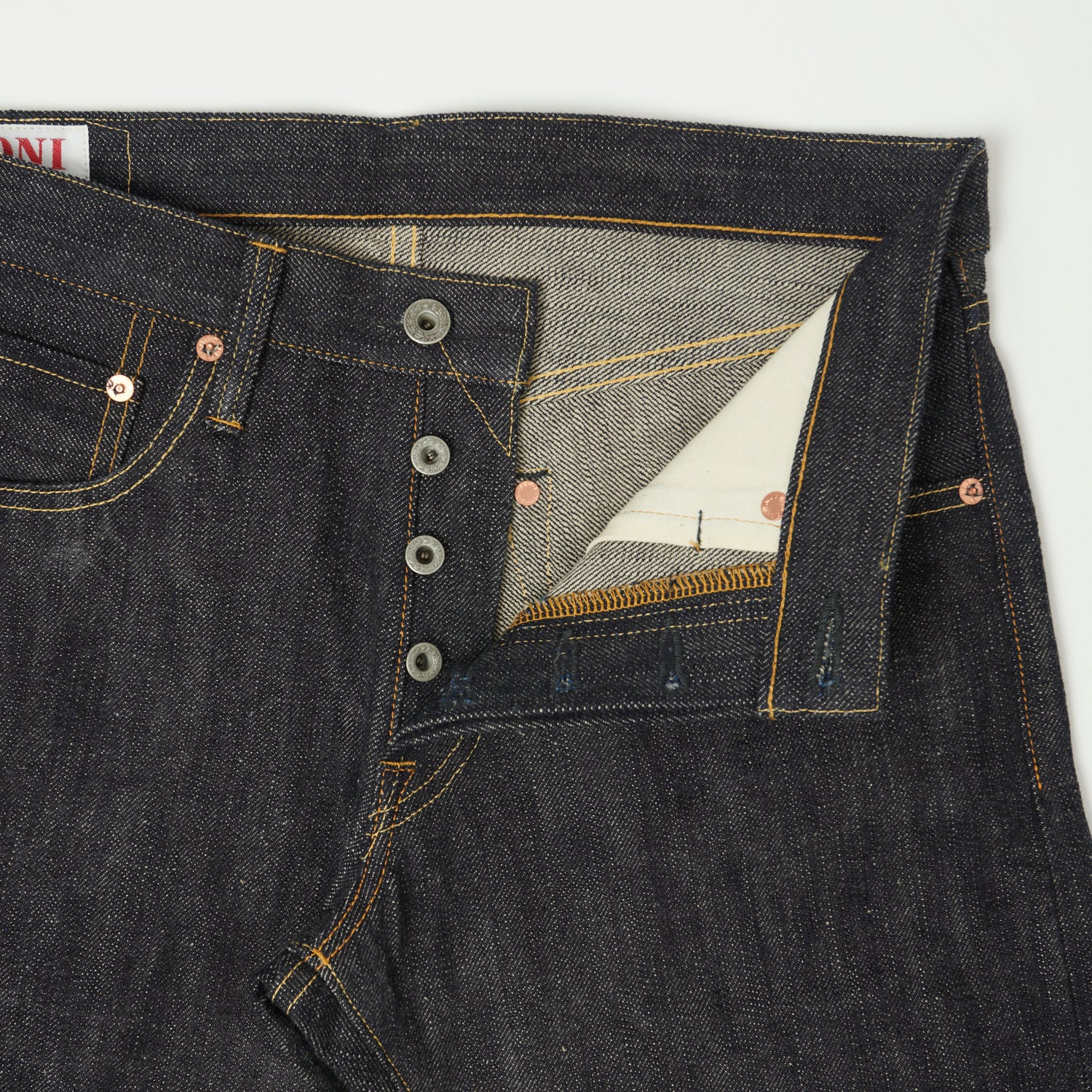 ONI Denim 506NXX 17oz Low Tension Slim Tapered Jean - Raw – SON OF