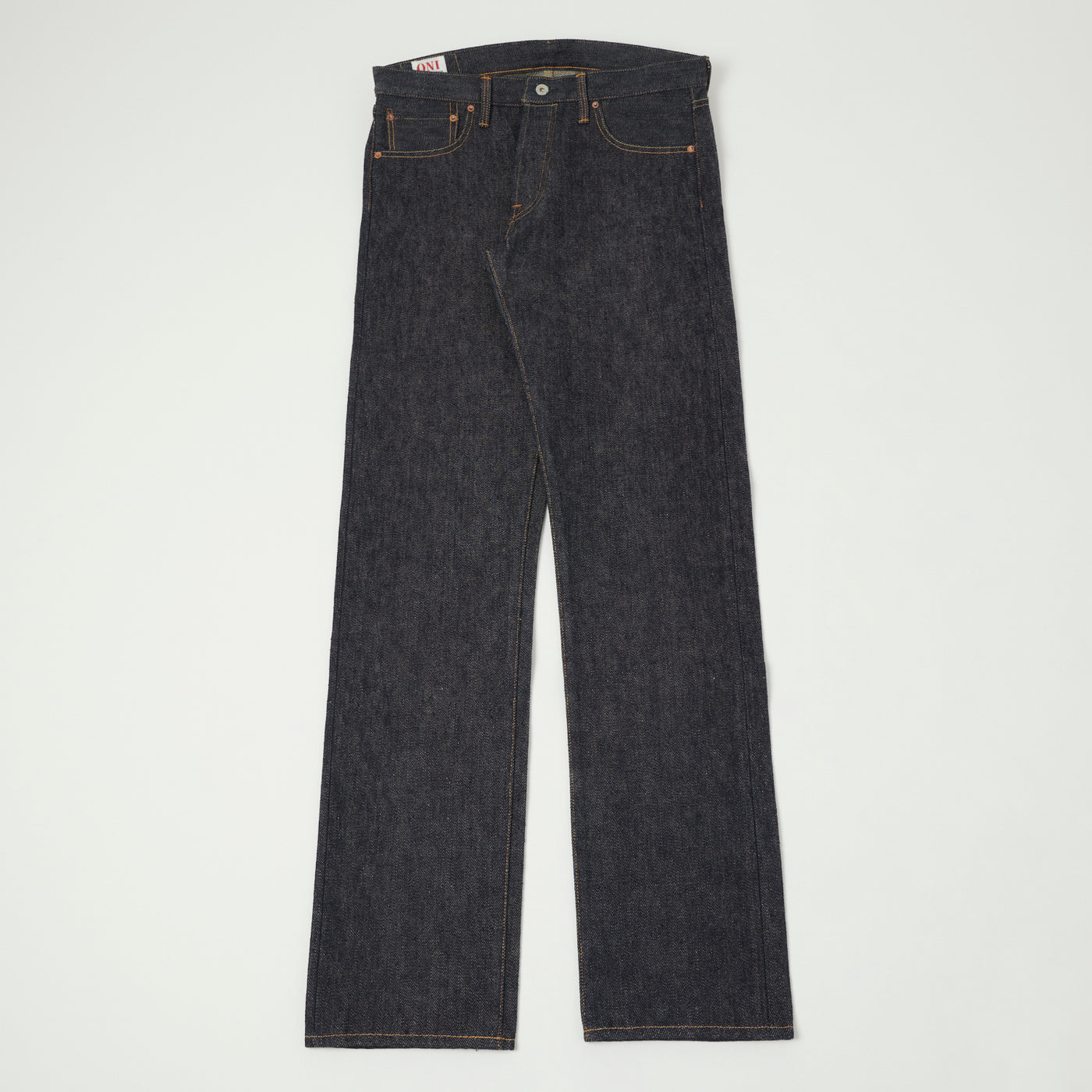 ONI Denim 552 Natural Indigo Secret Denim 20oz Slim Straight Jean - Raw