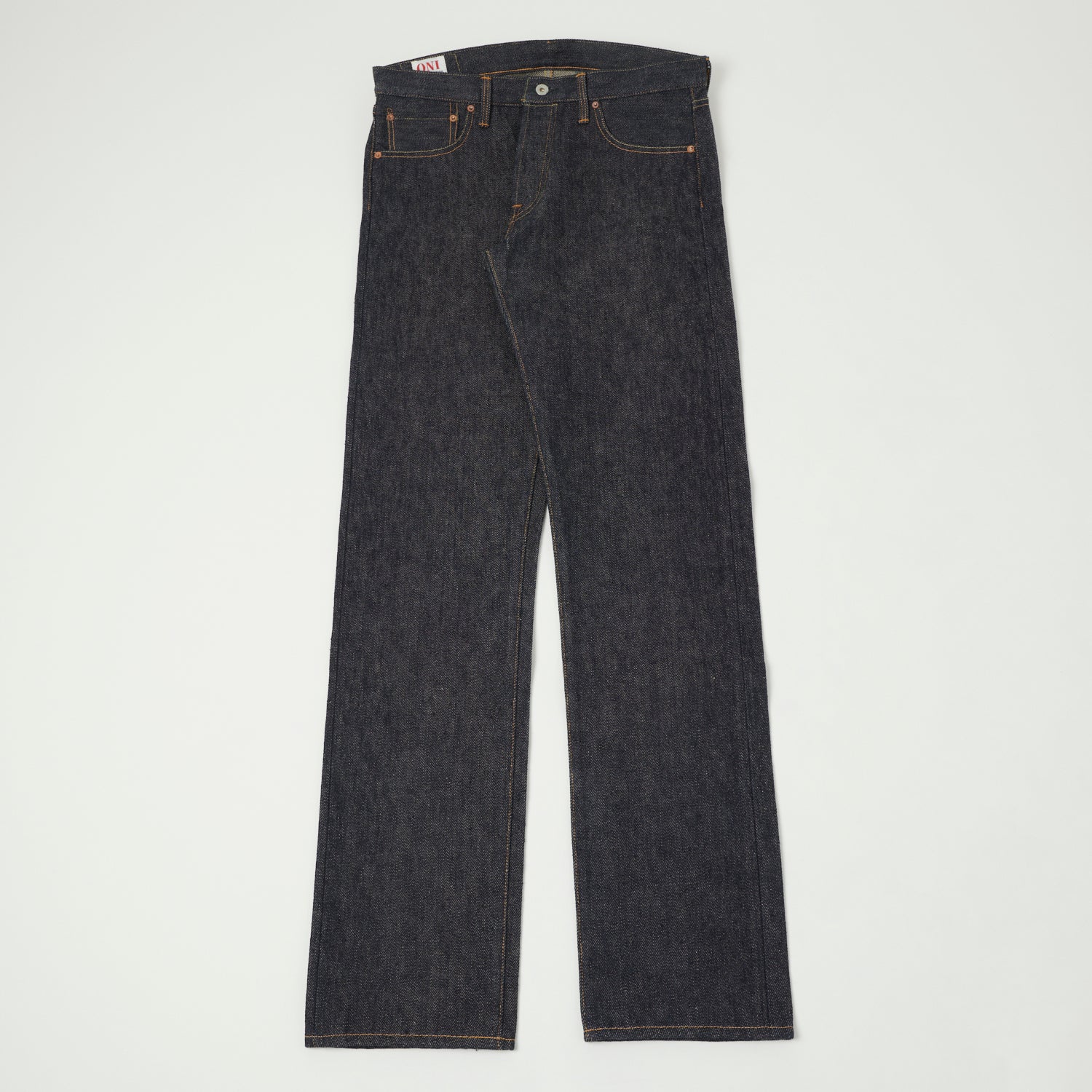 ONI Denim 552 Natural Indigo Secret Denim 20oz Slim Straight Jean - Raw