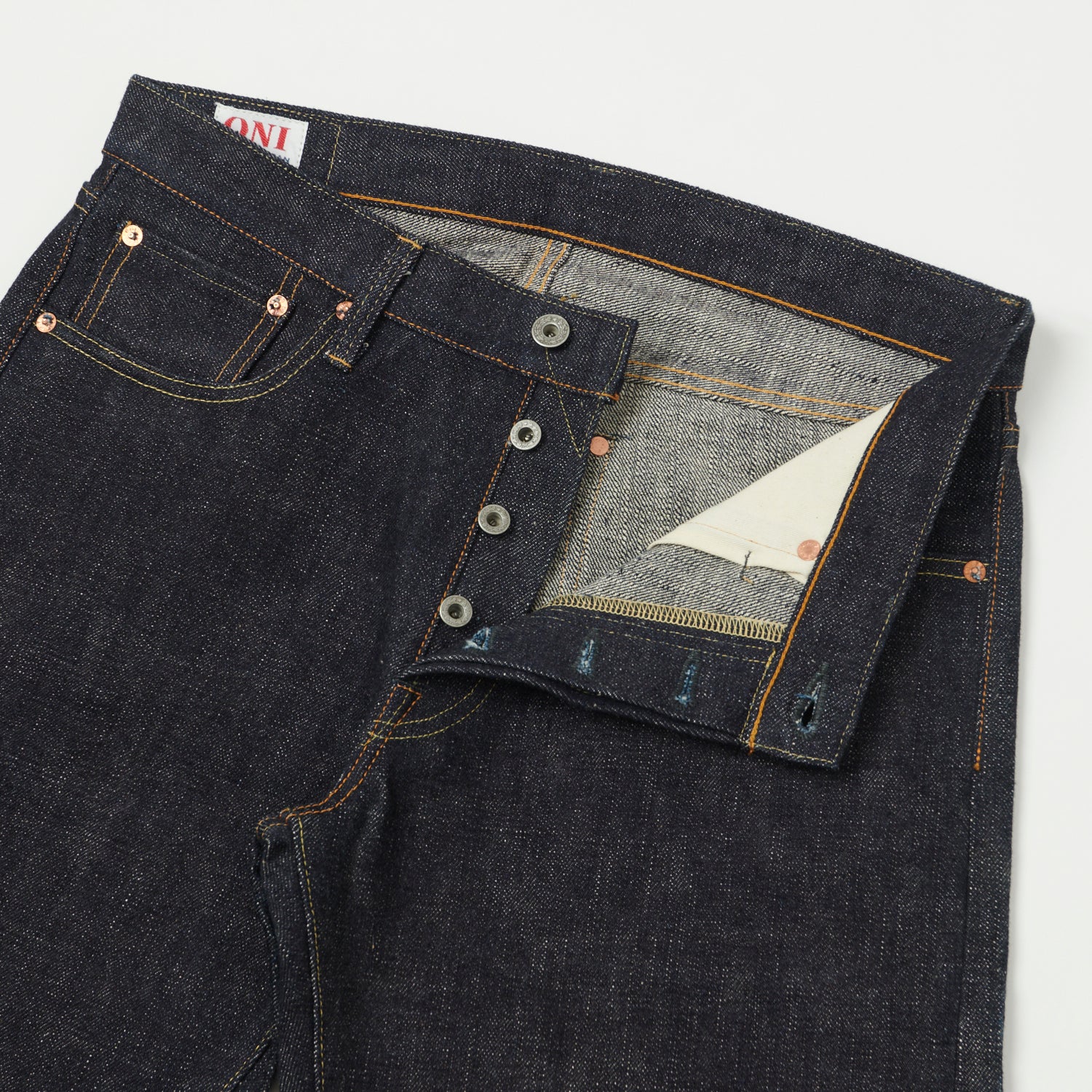 ONI Denim 585XX 16.5oz 16.5oz Slim Straight Jean - Raw