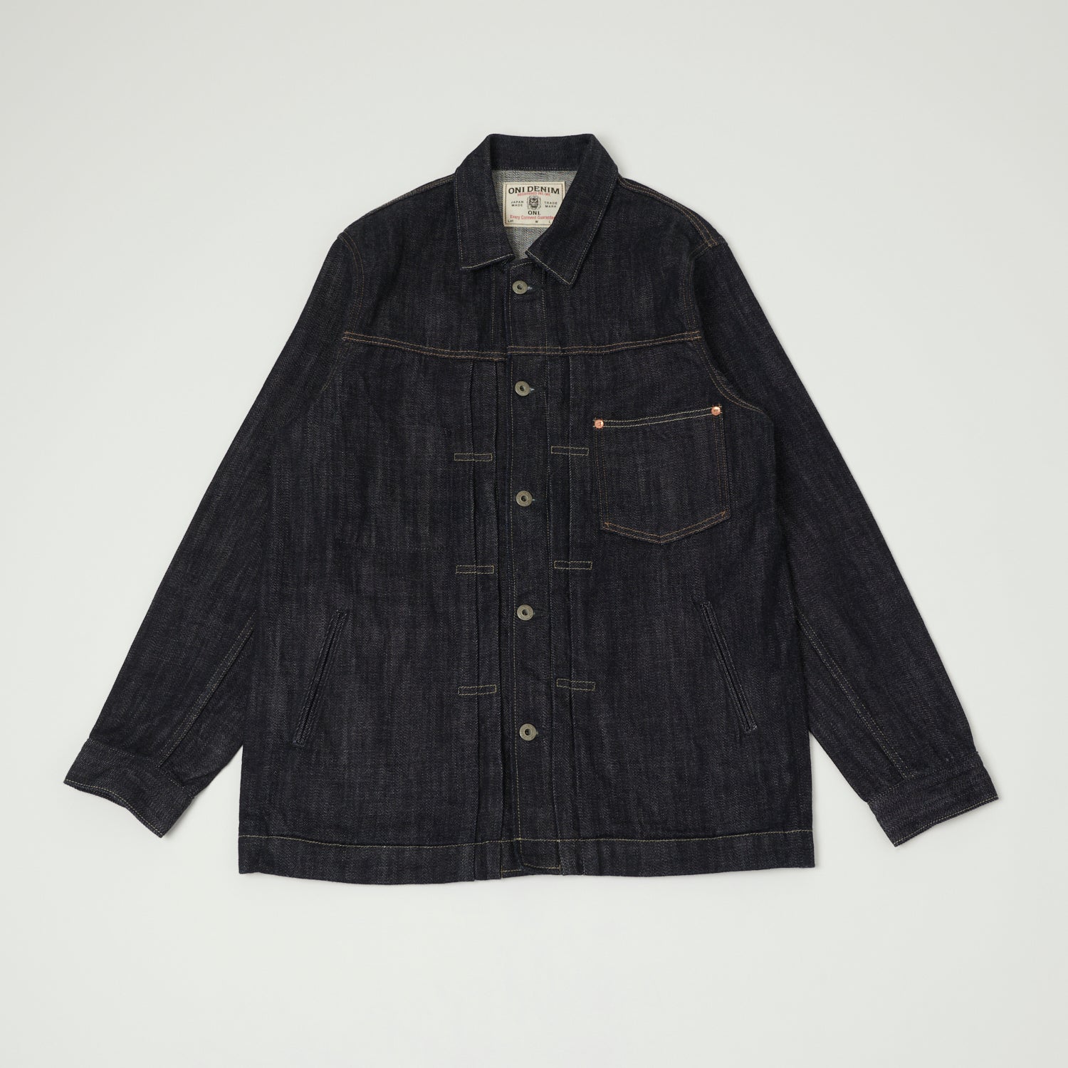 ONI Denim 03128 12oz Loose Weave Denim Coverall Jacket