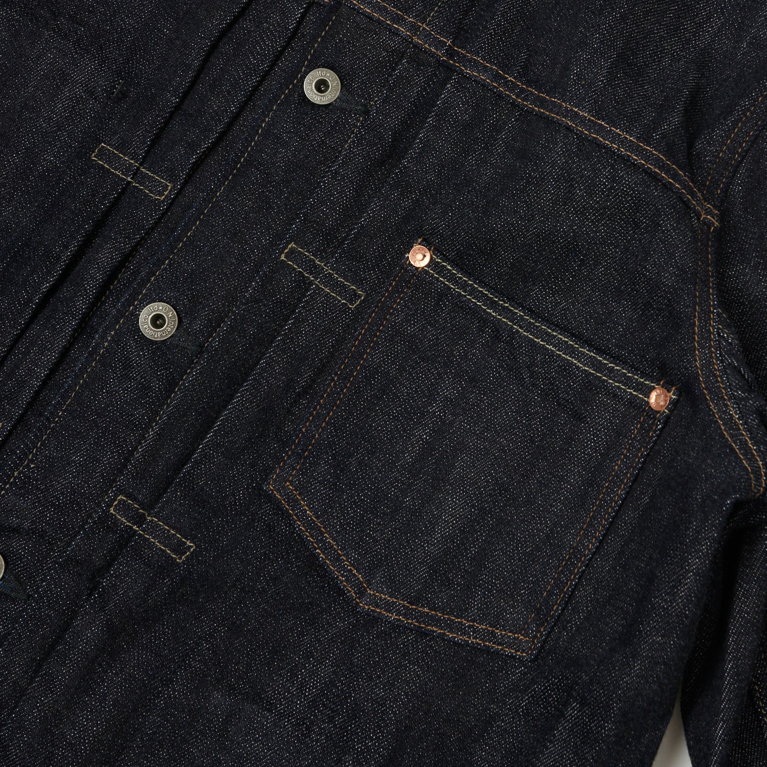 ONI Denim 03128 12oz Loose Weave Denim Coverall Jacket