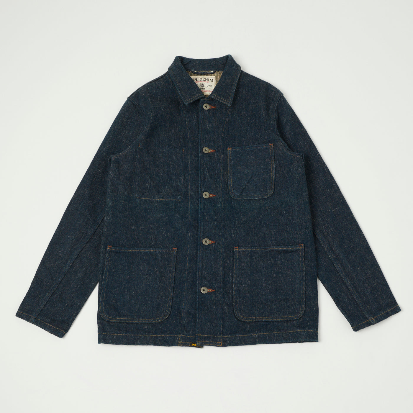 ONI Denim 03502ZR 'Secret Denim' 20oz Coverall Jacket - Rinsed