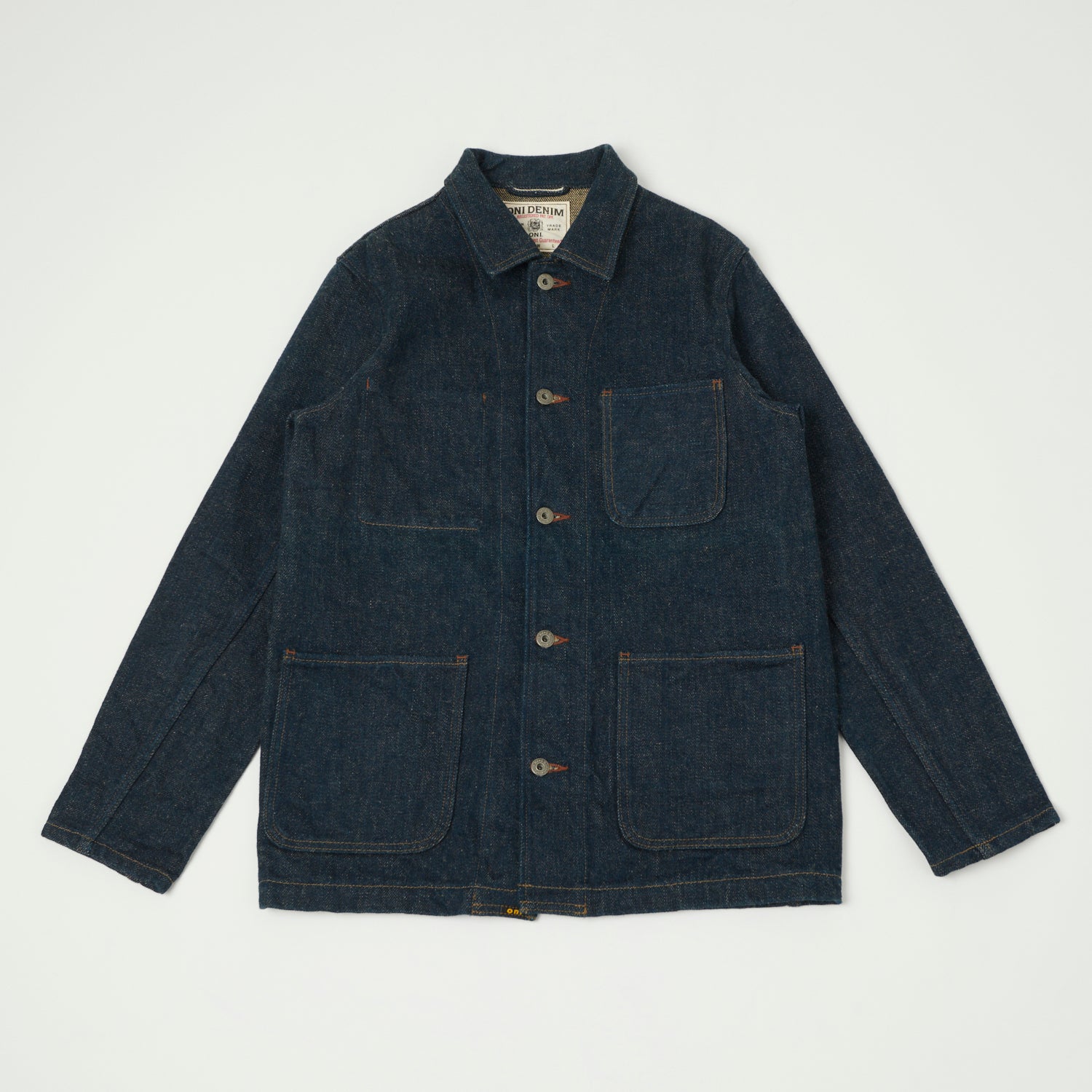 ONI Denim 03502ZR 'Secret Denim' 20oz Coverall Jacket - Rinsed