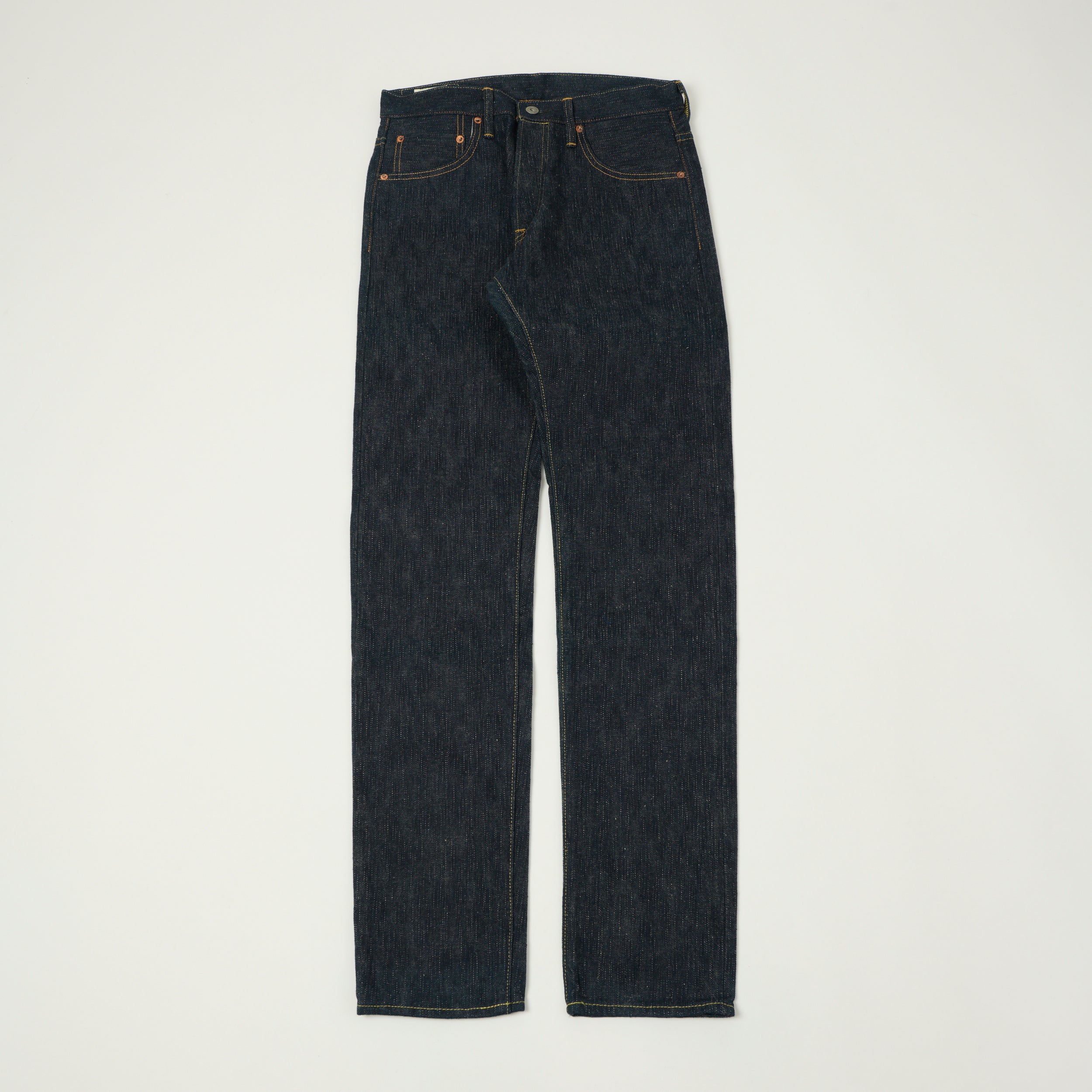 ONI Denim 902 16oz Green Cast Kihannen Regular Tapered Jean - Raw