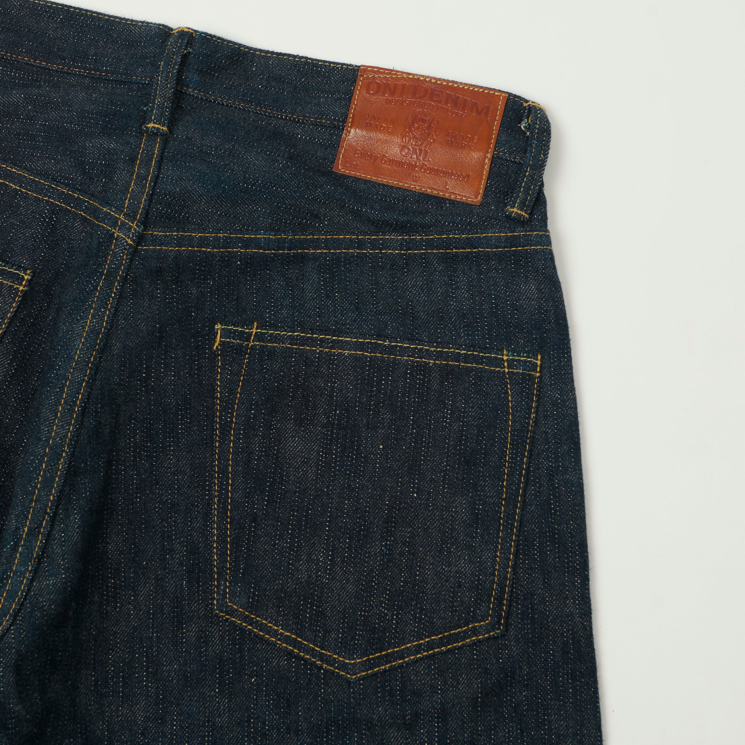 ONI Denim 902 16oz Green Cast Kihannen Regular Tapered Jean - Raw