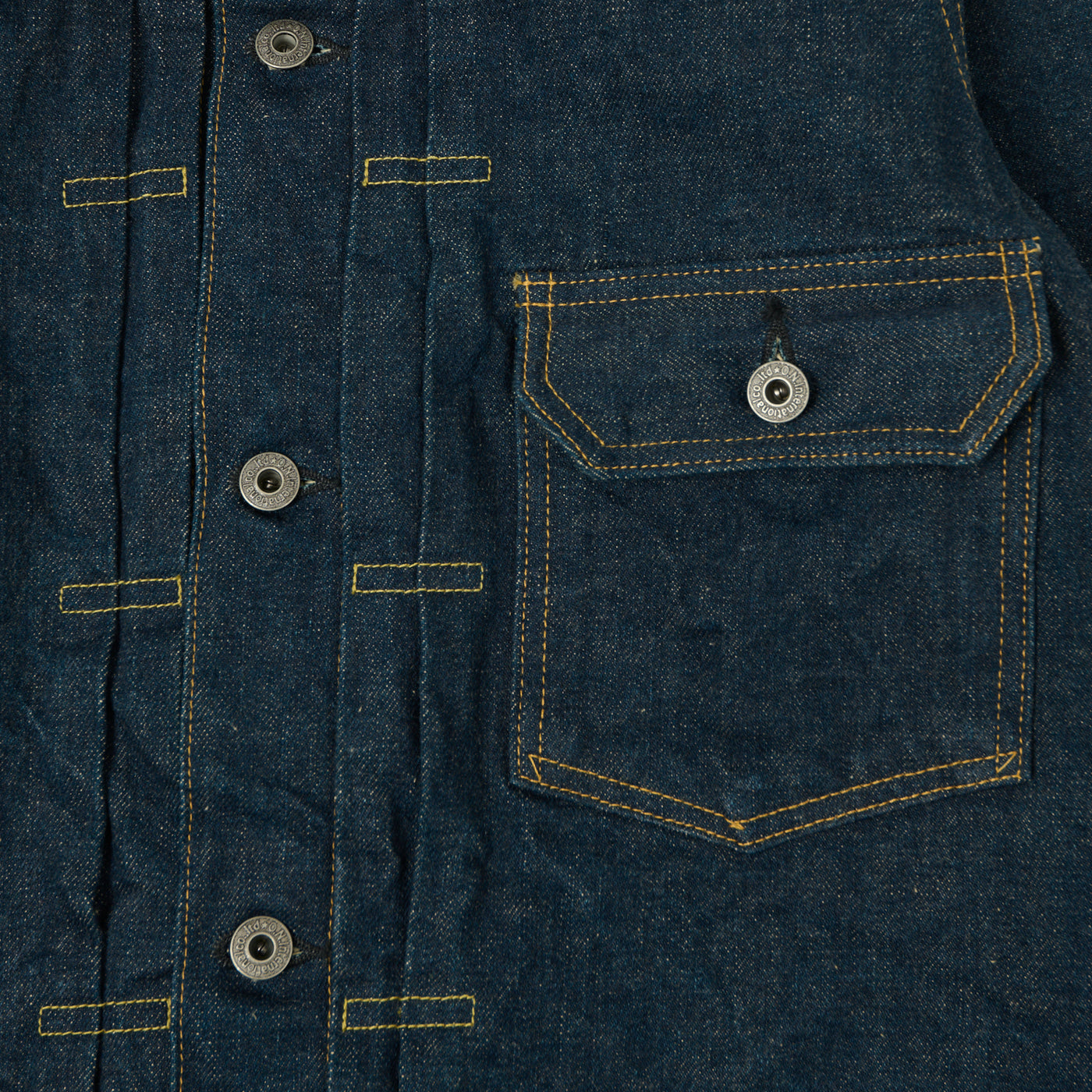 ONI 01507L Ishikawadai 15oz Type-I Denim Jacket - One Wash