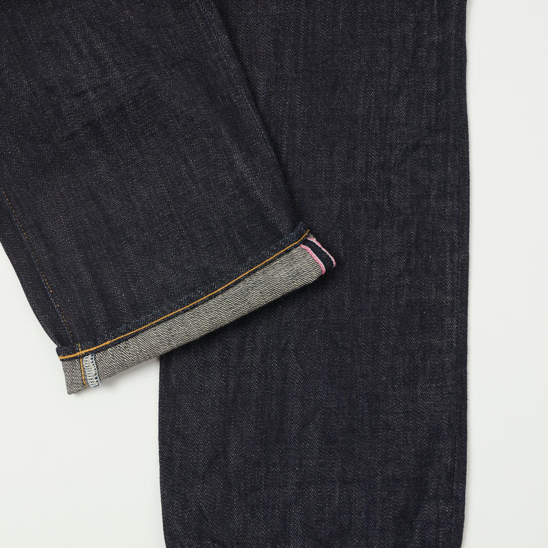 ONI 022-Kiraku 12oz Wide Straight Jean - One Wash