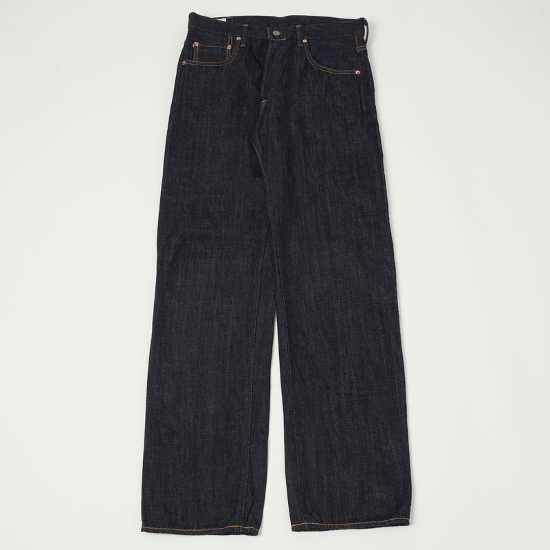 ONI 022-Kiraku 12oz Wide Straight Jean - One Wash