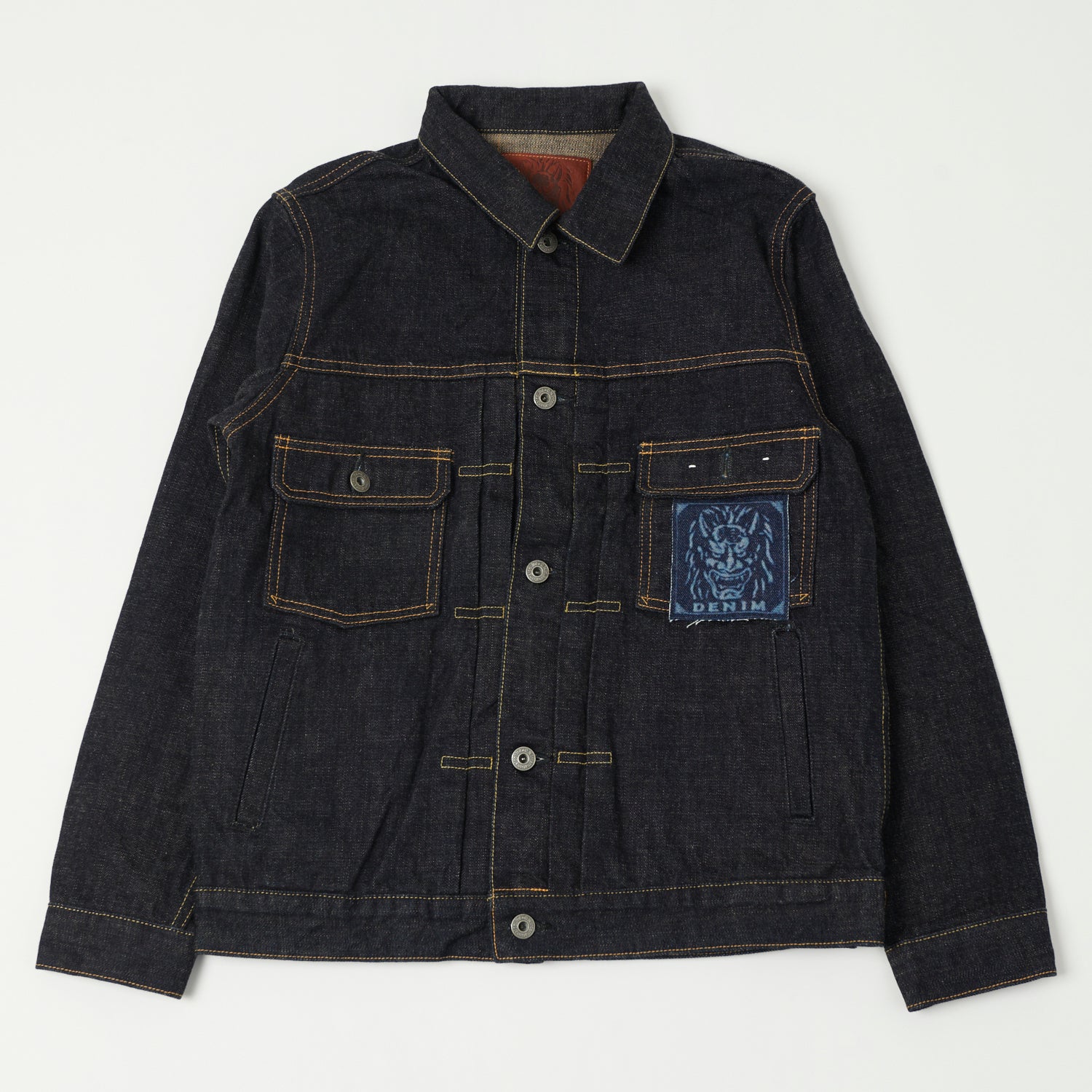 ONI Denim 02516P-14KBE Type II Denim Jacket - Rinsed