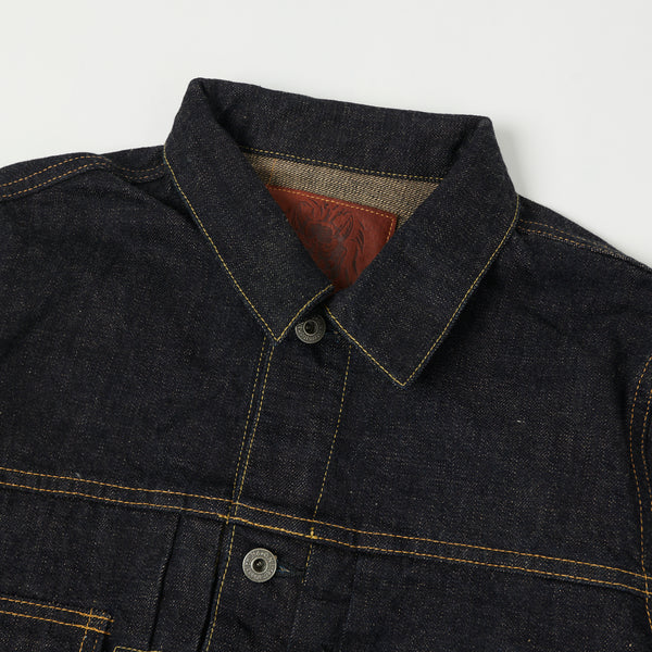 ONI 02516P-14KBE Type II Denim Jacket - Rinsed