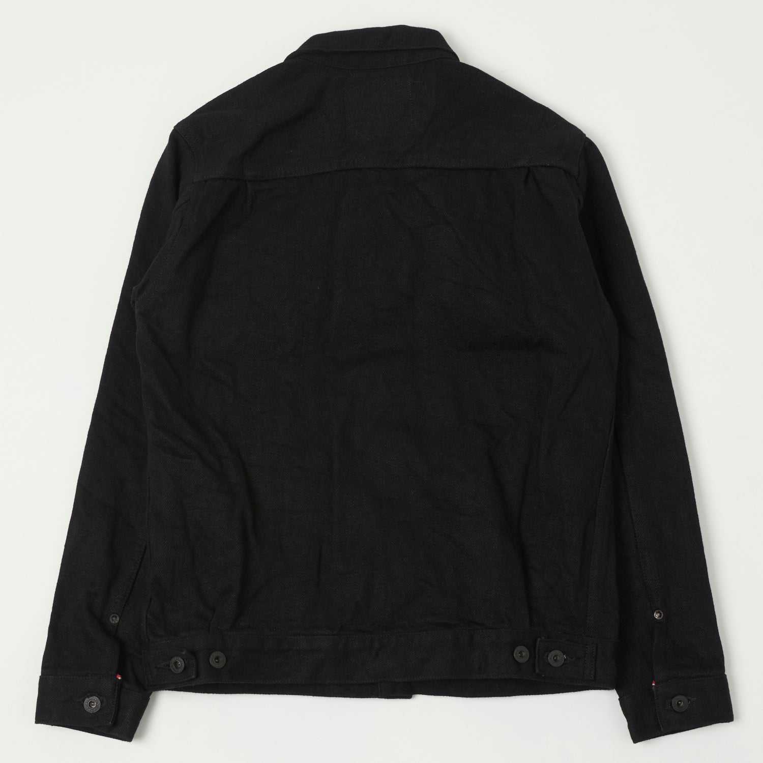 ONI Denim 02516P-ZR-BK Secret Denim Type II Denim Jacket - Black One Wash