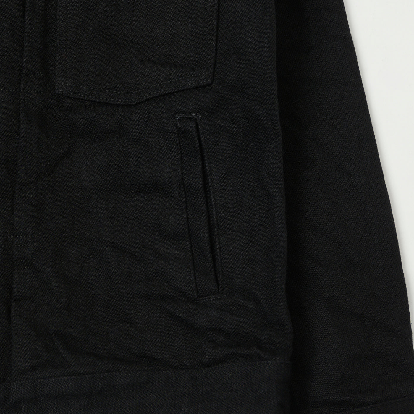 ONI 02516P-ZR-BK Secret Denim Type II Denim Jacket - Black
