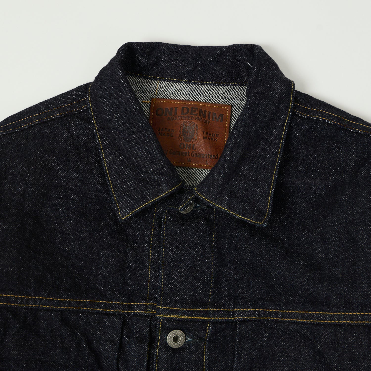 ONI Denim 02516P 15oz Type II Denim Jacket - Rinsed