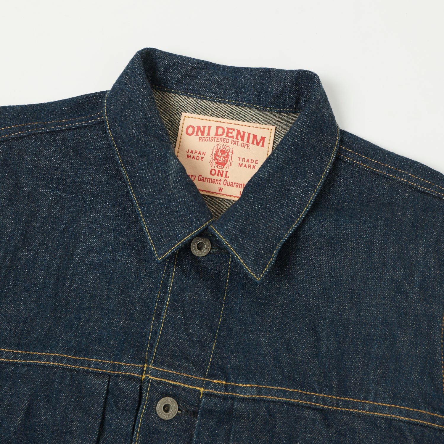 ONI 02517 Ishikawadai 15oz Type-II Denim Jacket - One Wash | SON OF A STAG