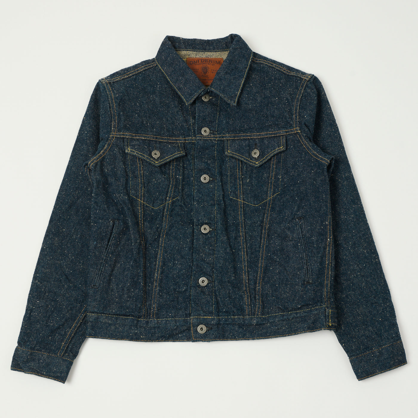 ONI Denim 02527P-CCD 'Crushed Concrete Kabuki' 15oz Type III Denim Jacket - One Wash