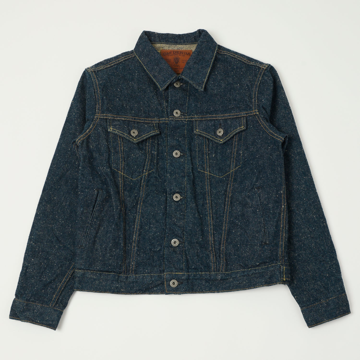 ONI Denim 02527P-CCD 'Crushed Concrete Kabuki' 15oz Type III Denim Jacket - One Wash
