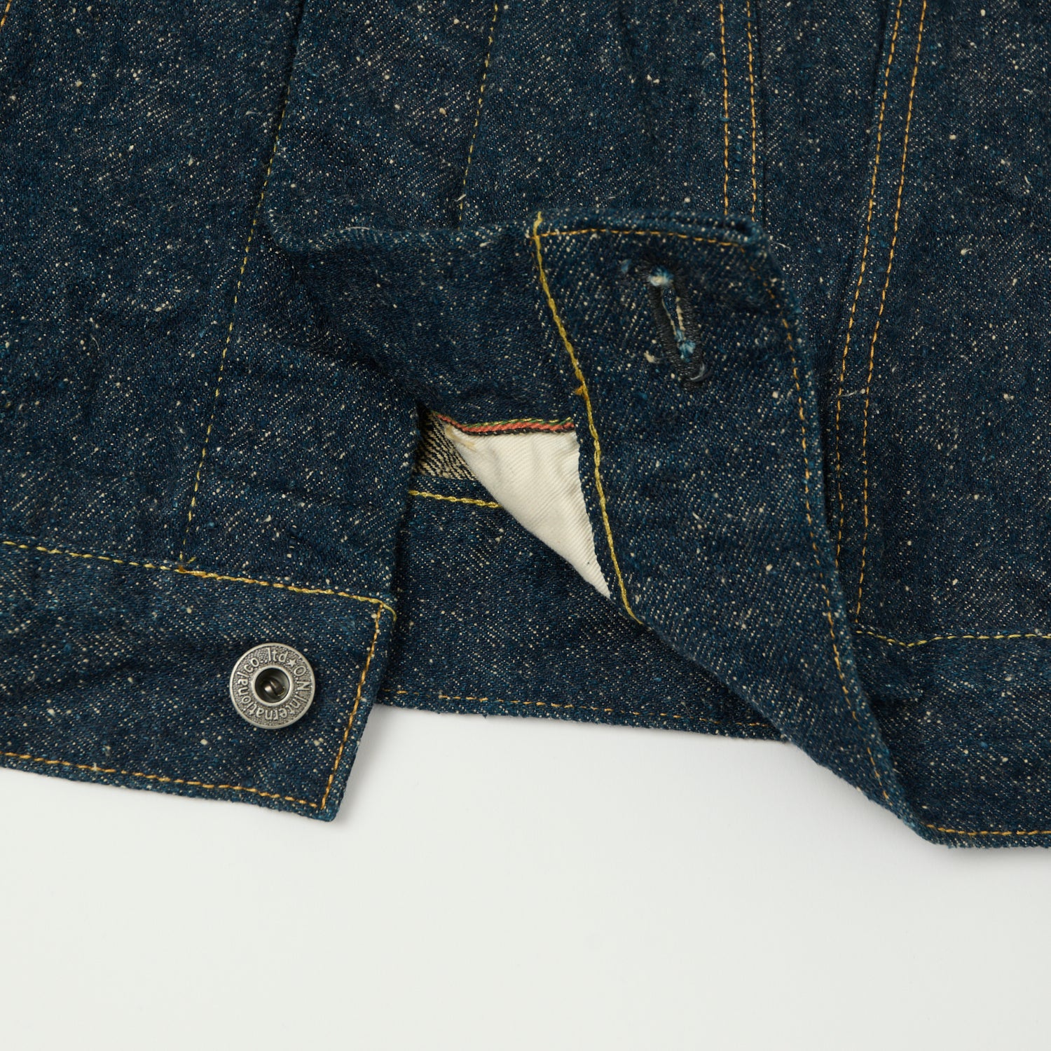 ONI Denim 02527P-CCD 'Crushed Concrete Kabuki' 15oz Type III Denim Jacket - One Wash