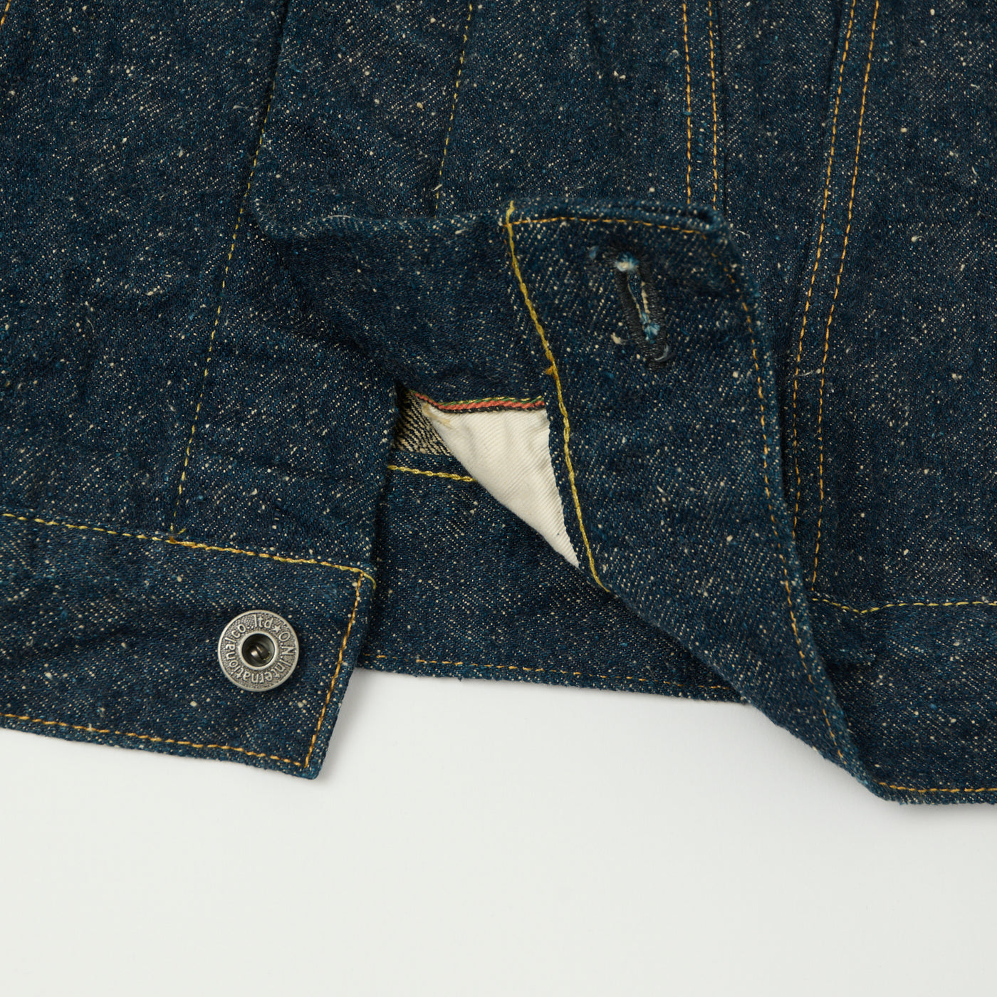 【2plan】Non-fade circle winter stitch denim 2plan】Non-fade circle winter stitch denim (2plan/デニム