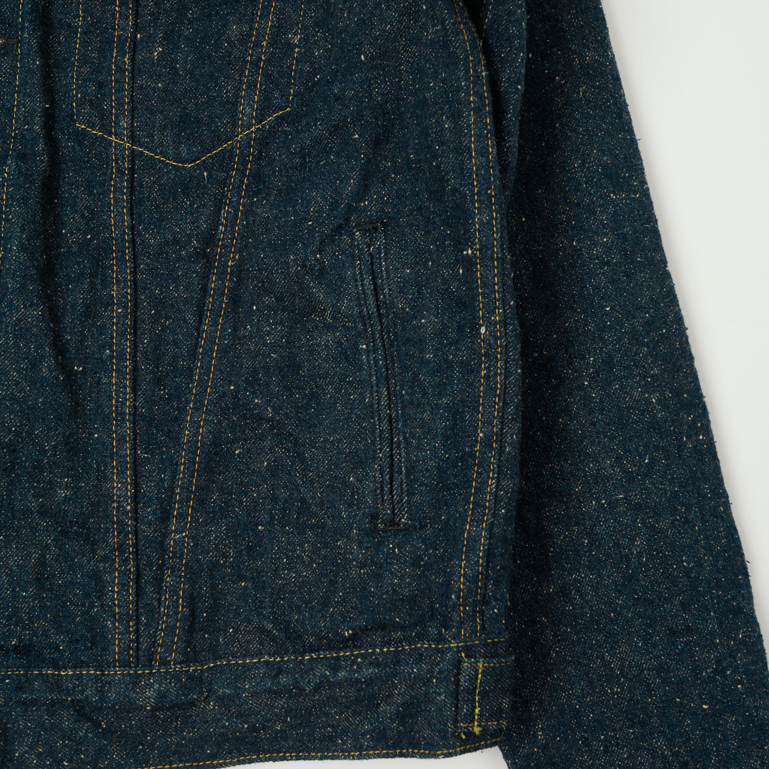 ONI Denim 02527P-CCD 'Crushed Concrete Kabuki' 15oz Type III Denim Jacket - One Wash