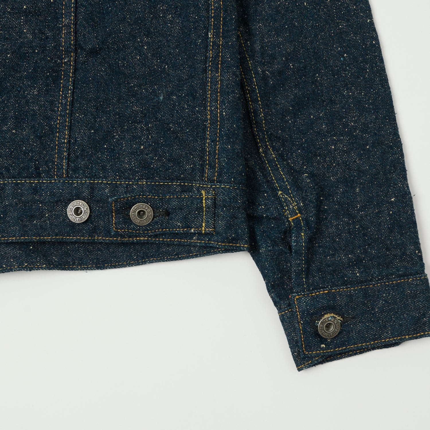 ONI Denim 02527P-CCD 'Crushed Concrete Kabuki' 15oz Type III Denim Jacket - One Wash