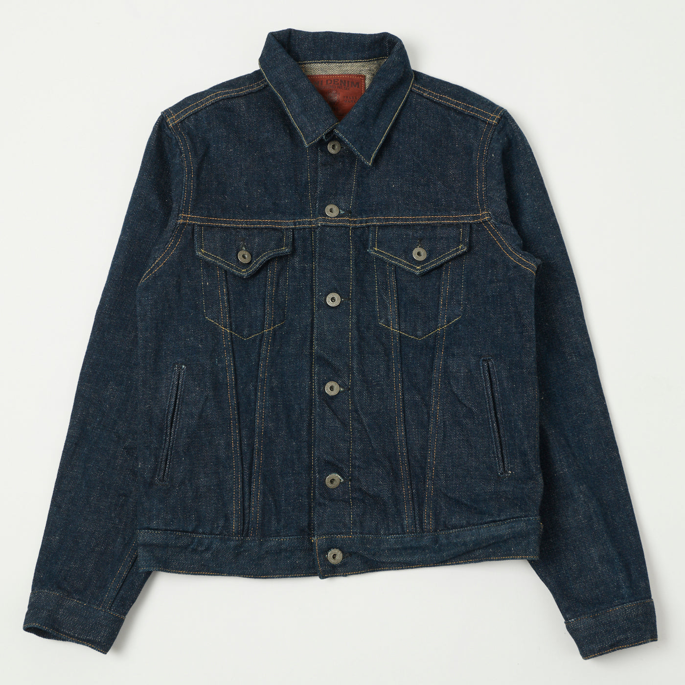 ONI Denim 02527P-KABEG 'Secret Denim Kabuki Beige' Type-III Pocket Denim Jacket - Rinsed