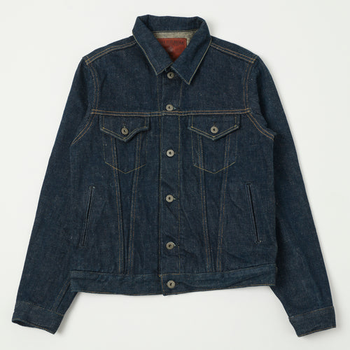 ONI Denim 02527P-KABEG 'Secret Denim Kabuki Beige' Type-III Pocket Denim Jacket - Rinsed