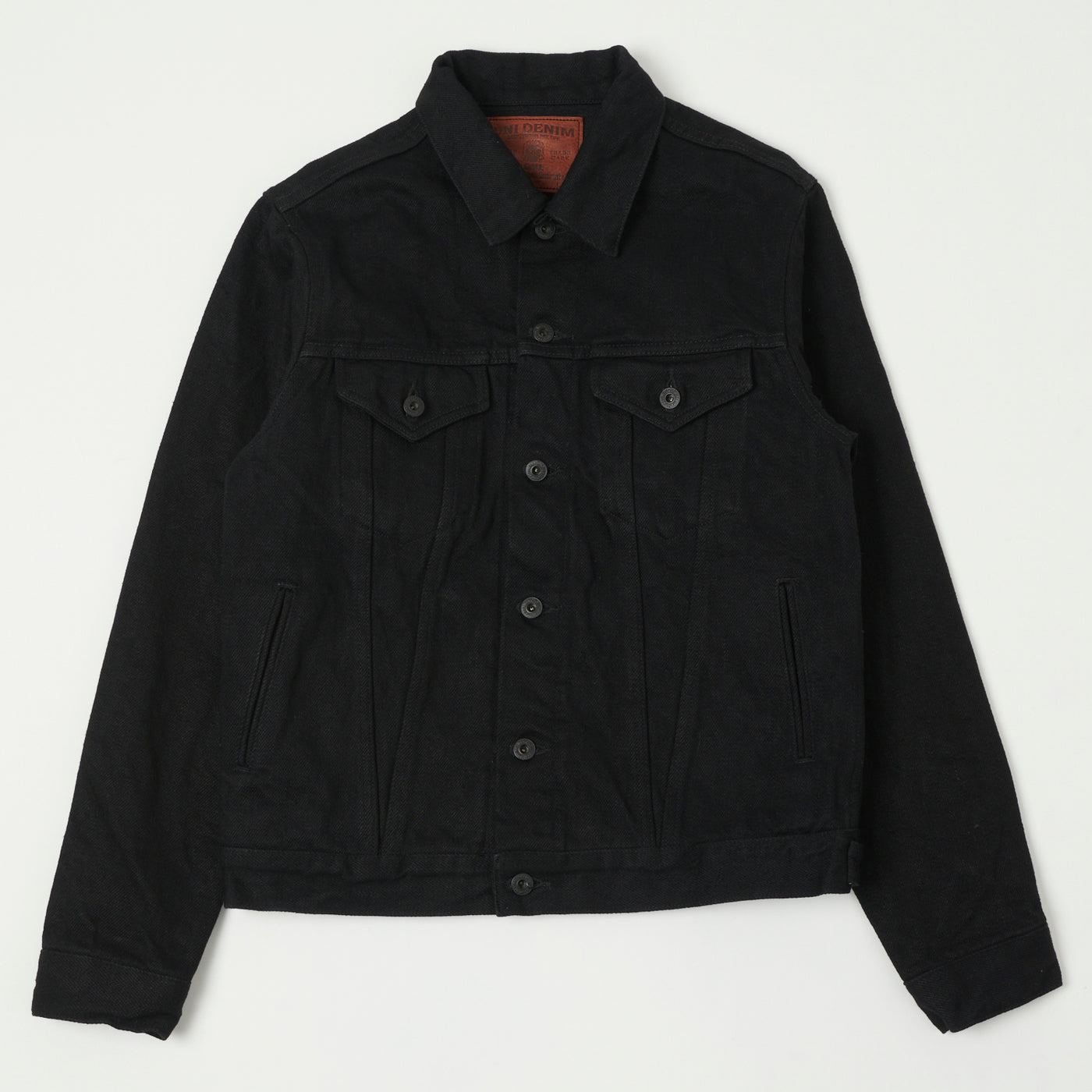 ONI Denim 02527P-ZR-BKBK Secret Denim Type III Denim Jacket - Black One Wash