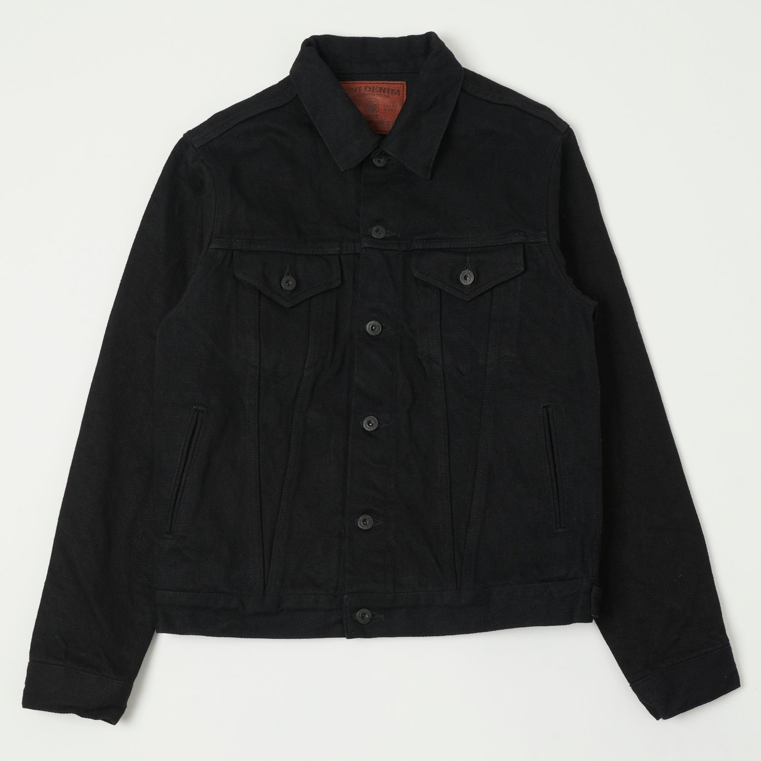 ONI Denim 02527P-ZR-BKBK Secret Denim Type III Denim Jacket - Black One Wash