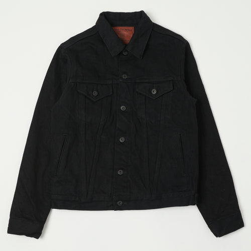 ONI Denim 02527P-ZR-BKBK Secret Denim Type III Denim Jacket - Black One Wash