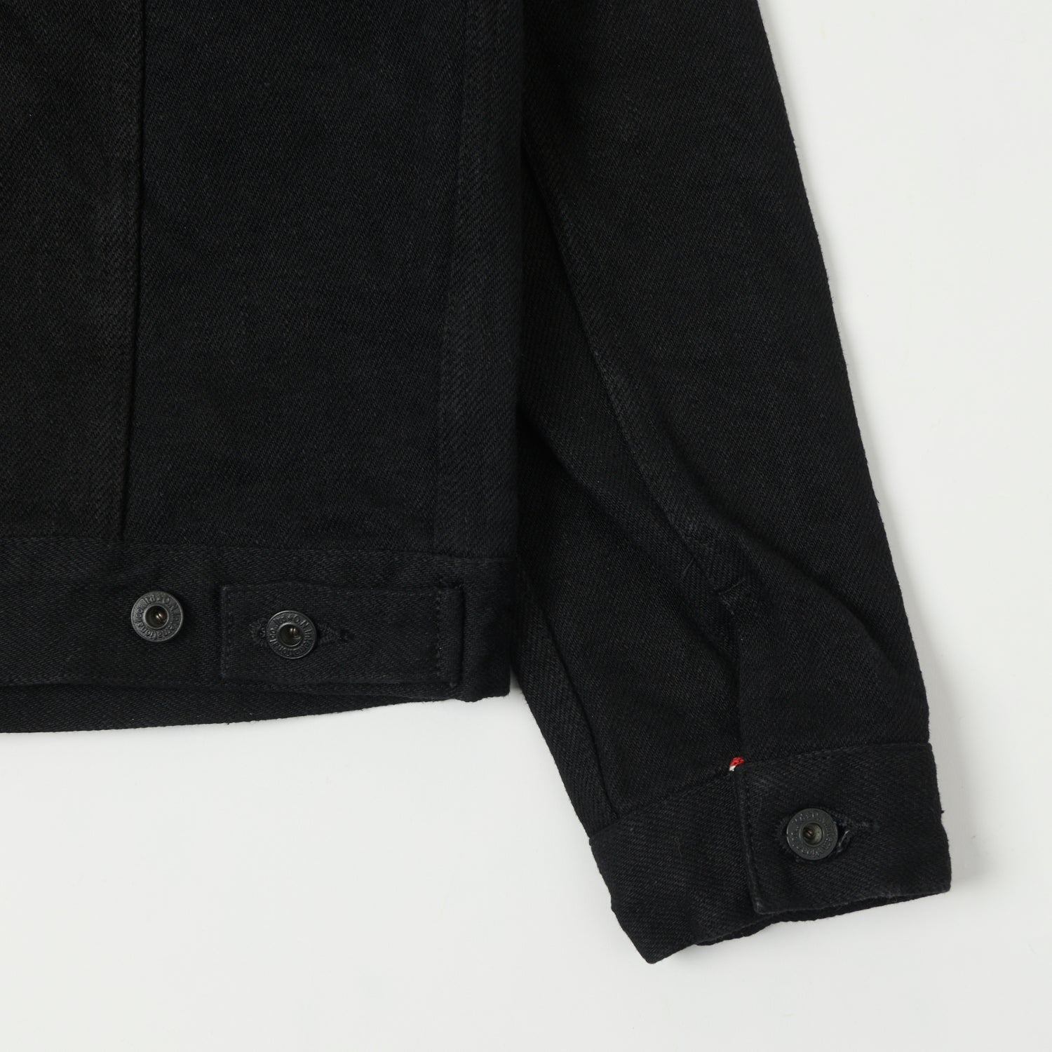 ONI Denim 02527P-ZR-BKBK Secret Denim Type III Denim Jacket - Black One Wash