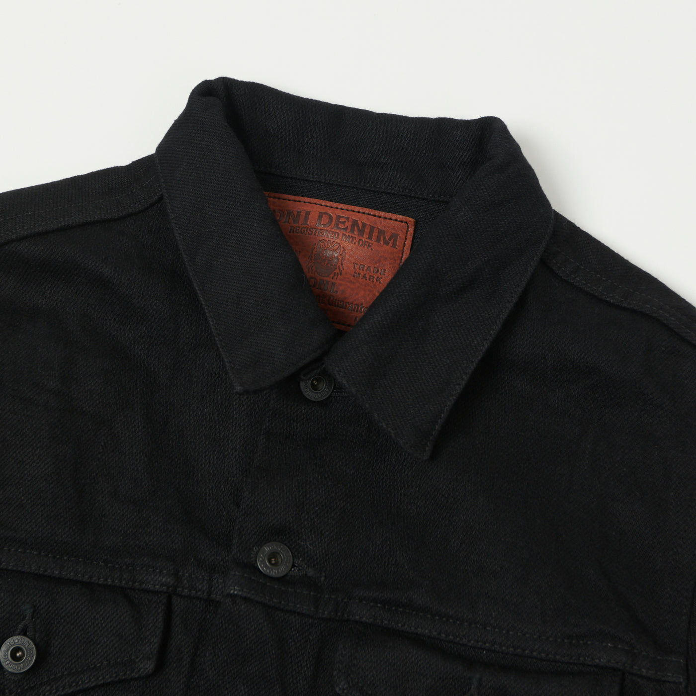 ONI Denim 02527P-ZR-BKBK Secret Denim Type III Denim Jacket - Black One Wash