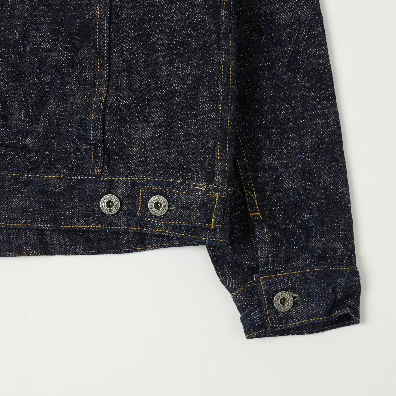ONI Denim 02527P-Kasuri 17oz Type III Denim Jacket - One Wash