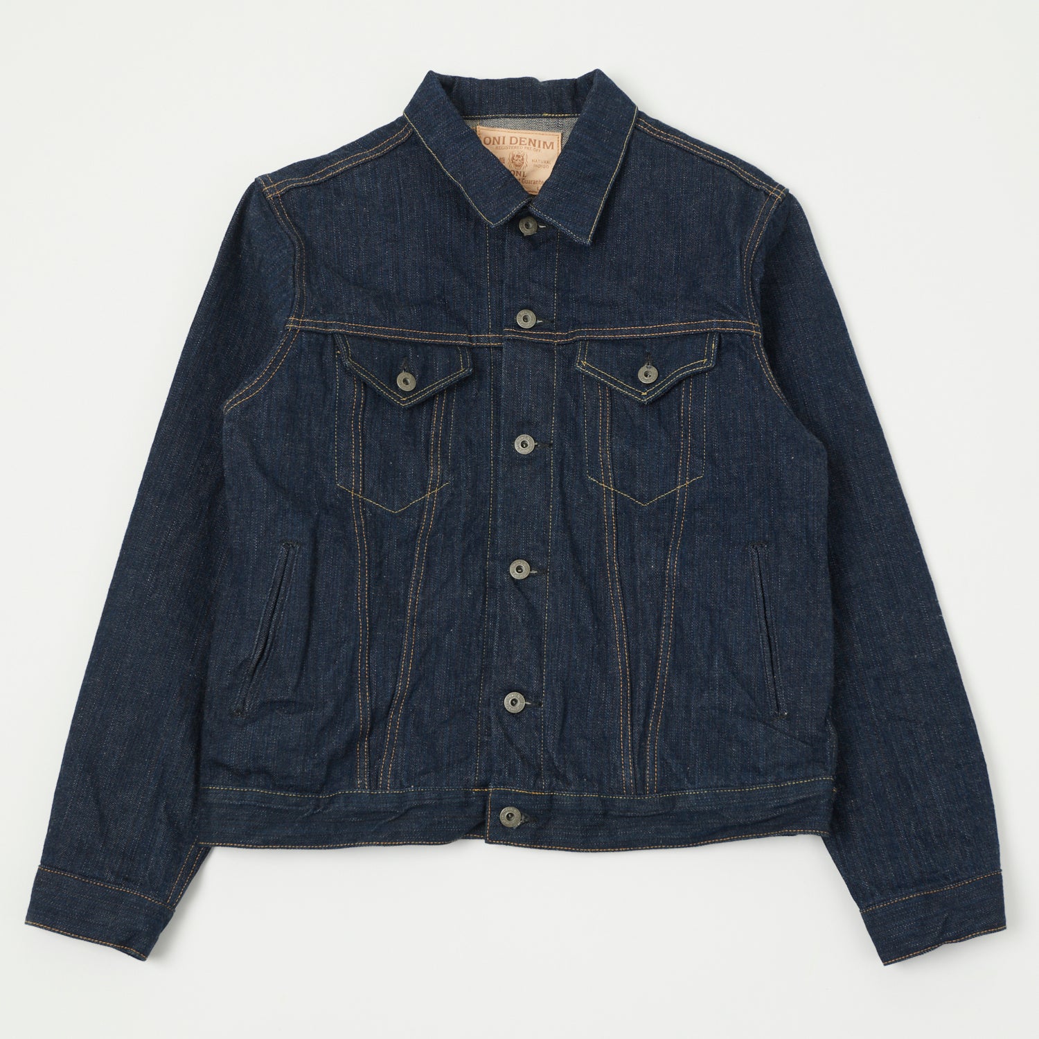 ONI Denim 02527P Kiwami 16oz Type III Denim Jacket - One Wash